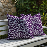 Ballen Zebra Print Indoor/Outdoor Reversible Square Pillow