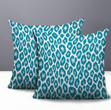 Ballen Zebra Print Indoor/Outdoor Reversible Square Pillow