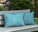 Ballen Zebra Print Indoor/Outdoor Reversible Rectangular Pillow