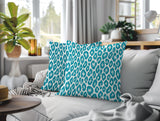 Ballen Zebra Print Indoor/Outdoor Reversible Square Pillow