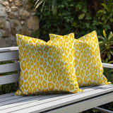 Ballen Zebra Print Indoor/Outdoor Reversible Square Pillow