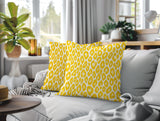 Ballen Zebra Print Indoor/Outdoor Reversible Square Pillow