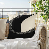 Banda Abstract Reversible Indoor/Outdoor Square Pillow