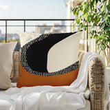 Banda Abstract Reversible Indoor/Outdoor Square Pillow