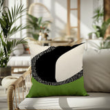 Banda Abstract Reversible Indoor/Outdoor Square Pillow