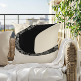 Banda Abstract Reversible Indoor/Outdoor Square Pillow