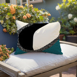 Banda Abstract Reversible Indoor/Outdoor Rectangular Pillow