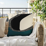 Banda Abstract Reversible Indoor/Outdoor Square Pillow