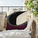 Banda Abstract Reversible Indoor/Outdoor Square Pillow