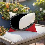 Banda Abstract Reversible Indoor/Outdoor Rectangular Pillow