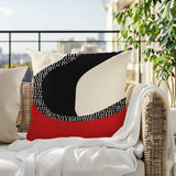 Banda Abstract Reversible Indoor/Outdoor Square Pillow