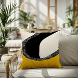 Banda Abstract Reversible Indoor/Outdoor Square Pillow