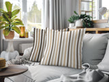Barker Stripe 2 Sets Indoor/Outdoor Reversible Square Pillow