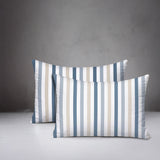 Barker Stripe 2 Sets Indoor/Outdoor Reversible Rectangular Pillow