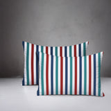 Barker Stripe 2 Sets Indoor/Outdoor Reversible Rectangular Pillow