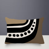 Basia Minimalist Lumbar Indoor/Outdoor Throw Pillow