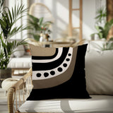 Basia Abstract Reversible Indoor/Outdoor Square Pillow