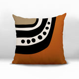 Basia Abstract Reversible Indoor/Outdoor Square Pillow