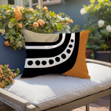 Basia Minimalist Lumbar Indoor/Outdoor Throw Pillow