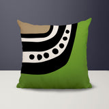 Basia Abstract Reversible Indoor/Outdoor Square Pillow