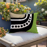 Basia Minimalist Lumbar Indoor/Outdoor Throw Pillow