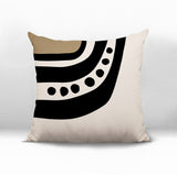 Basia Abstract Reversible Indoor/Outdoor Square Pillow