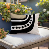 Basia Minimalist Lumbar Indoor/Outdoor Throw Pillow