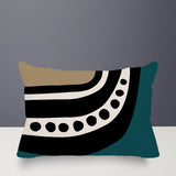 Basia Minimalist Lumbar Indoor/Outdoor Throw Pillow