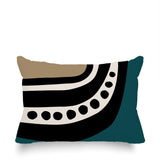 Basia Minimalist Lumbar Indoor/Outdoor Throw Pillow