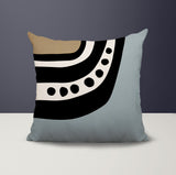Basia Abstract Reversible Indoor/Outdoor Square Pillow