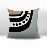 Basia Abstract Reversible Indoor/Outdoor Square Pillow