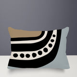Basia Minimalist Lumbar Indoor/Outdoor Throw Pillow