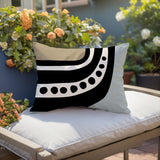 Basia Minimalist Lumbar Indoor/Outdoor Throw Pillow