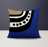 Basia Abstract Reversible Indoor/Outdoor Square Pillow