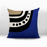 Basia Abstract Reversible Indoor/Outdoor Square Pillow