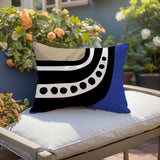 Basia Minimalist Lumbar Indoor/Outdoor Throw Pillow