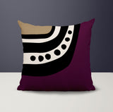 Basia Abstract Reversible Indoor/Outdoor Square Pillow