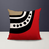 Basia Abstract Reversible Indoor/Outdoor Square Pillow