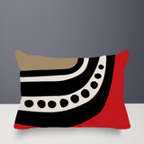 Basia Minimalist Lumbar Indoor/Outdoor Throw Pillow