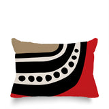 Basia Minimalist Lumbar Indoor/Outdoor Throw Pillow