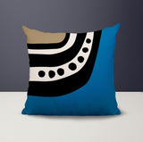 Basia Abstract Reversible Indoor/Outdoor Square Pillow