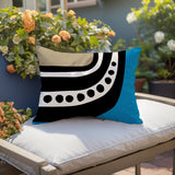 Basia Minimalist Lumbar Indoor/Outdoor Throw Pillow