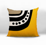 Basia Abstract Reversible Indoor/Outdoor Square Pillow