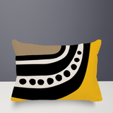 Basia Abstract Reversible Indoor/Outdoor Rectangular Pillow