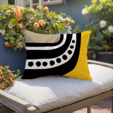 Basia Minimalist Lumbar Indoor/Outdoor Throw Pillow