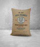 Rice Sacki Faux Linen Lumber Pillow