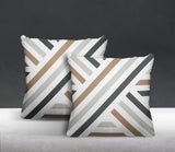 Bass Geometric Reversible Indoor/Outdoor Square Pillow