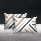 Bass Geometric Reversible Indoor/Outdoor Rectangular Pillow