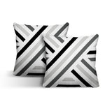 Bass Geometric Reversible Indoor/Outdoor Square Pillow