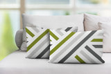 Bass Geometric Reversible Indoor/Outdoor Rectangular Pillow